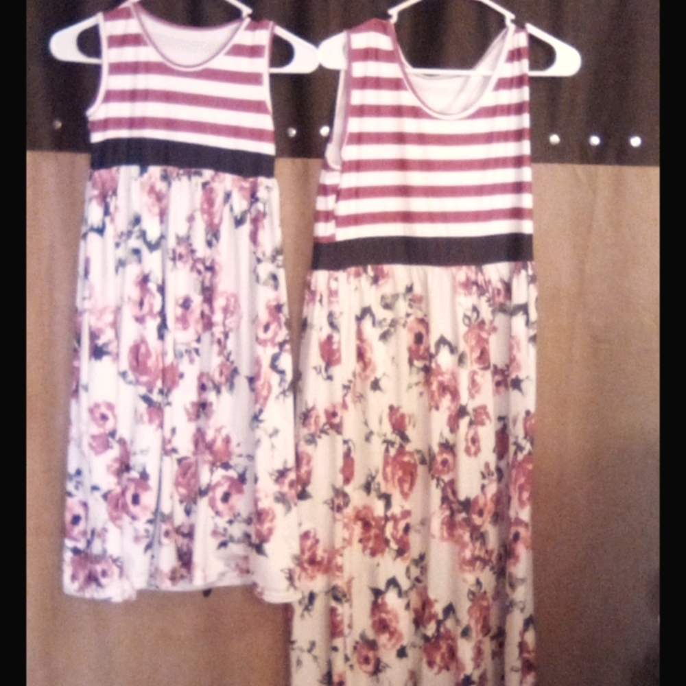 Matching mommy and me dresses